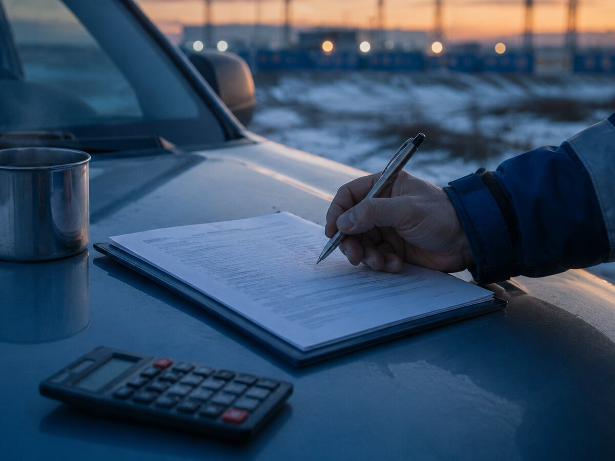 Проверка условий оплаты и договора перед выездом на вахту.